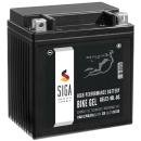 SIGA Bike Gel Motorradbatterie GEL12-10L-BS 11Ah 12V